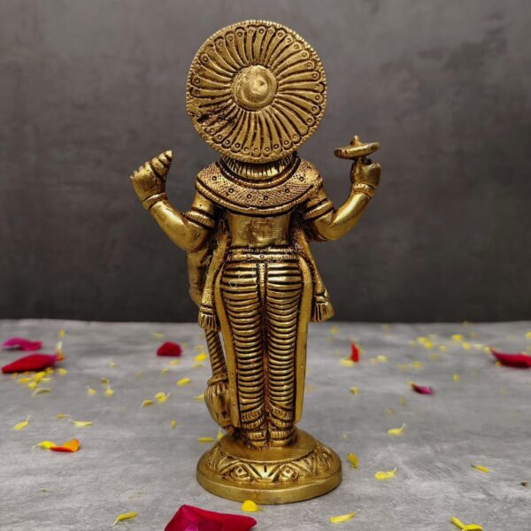 Narayan brass murti height 7 inch