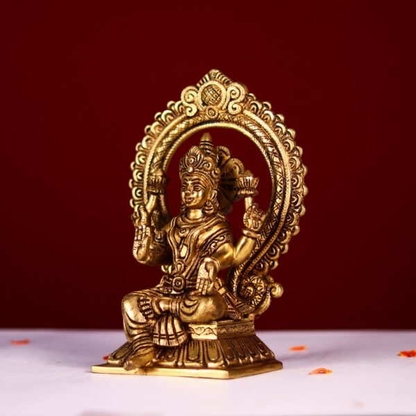 brass laxmi mata idol height 9 inch