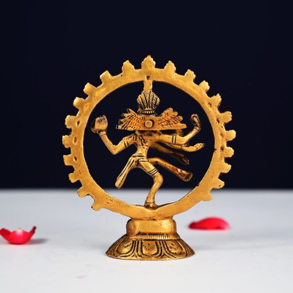 5 inch brass nataraja idol