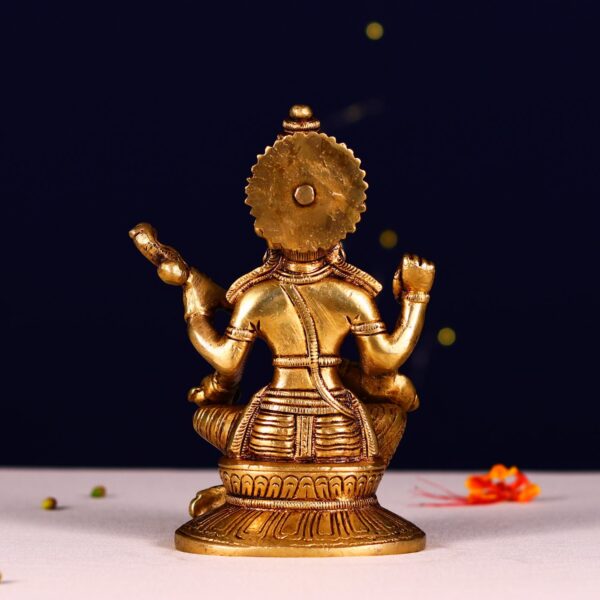 brass saraswati idol height 6.5 inch