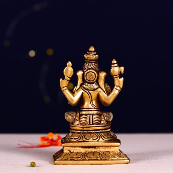 brass ganpati statue height 4.5 inch