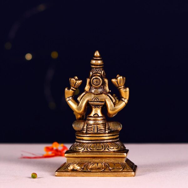 brass laxmi murti height 4.5 inch