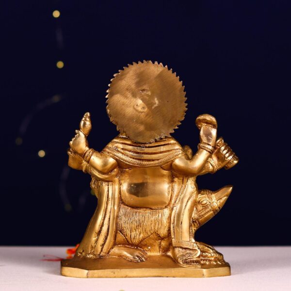 brass ganesha idol height 8 inch