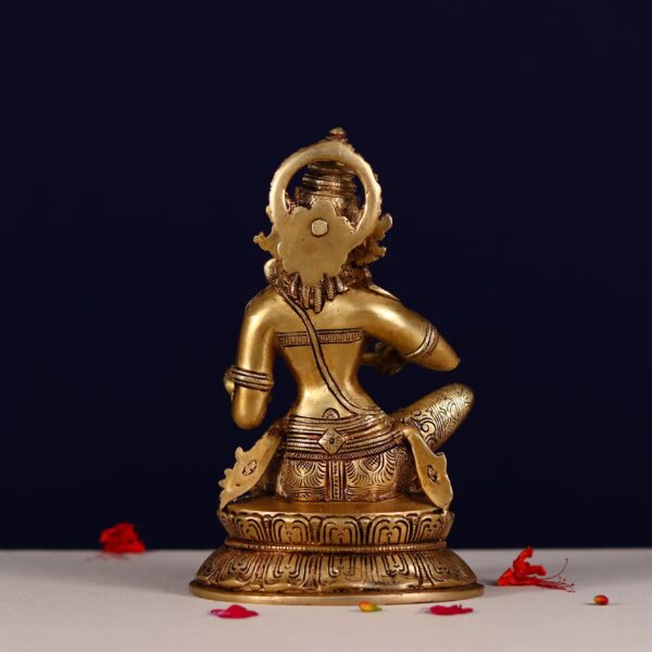 Brass Annapurna Murti | goddess Annapurna Idol height 10.5 Inches
