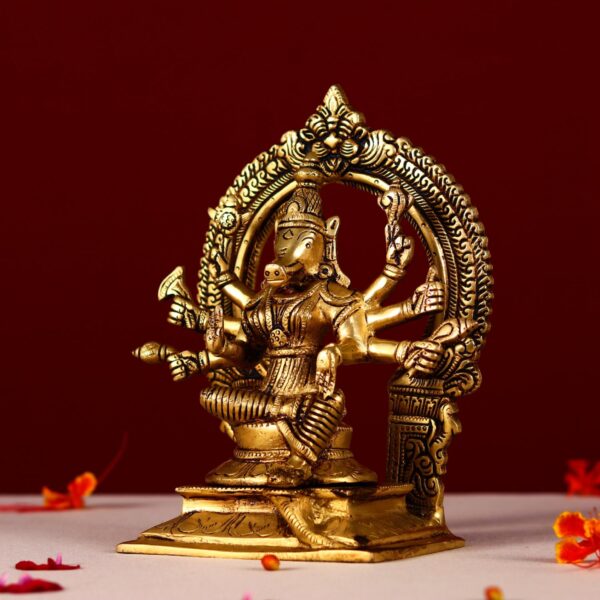 Brass varahi devi idol height 5.8 inch