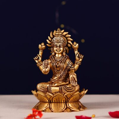 brass lakshmi murti height 7 inch