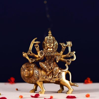 brass durga mata idol height 7.5 inch