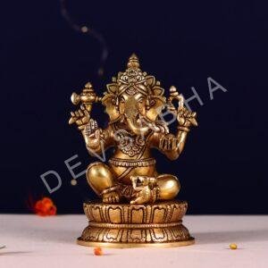 Brass Vinayaka Idol