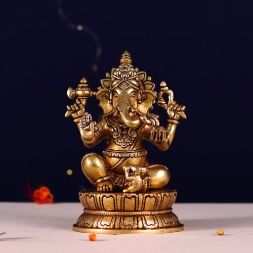 Brass Vinayaka Idol