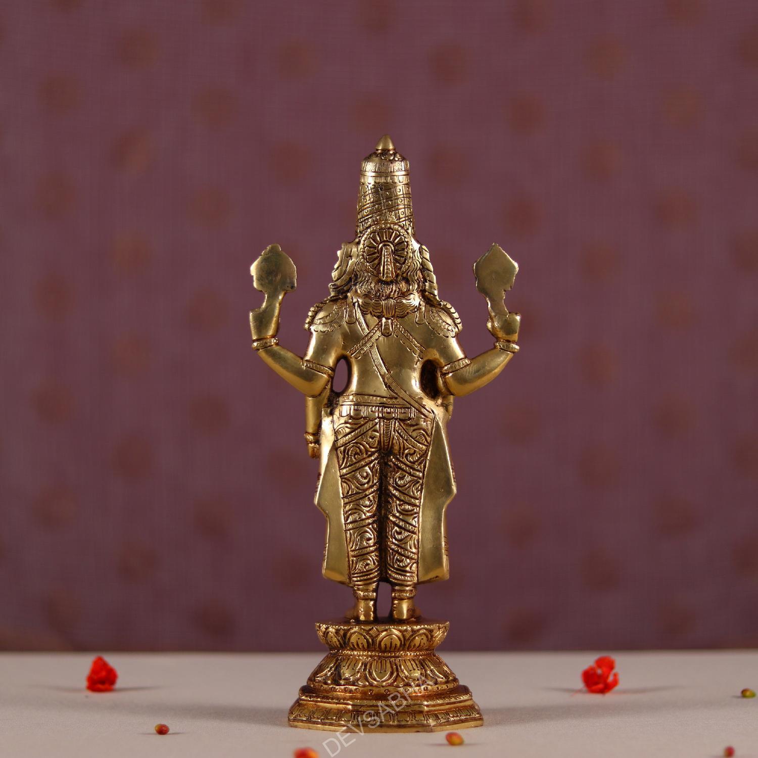 brass lord tirupati balaji venkateshwar idol 11 5