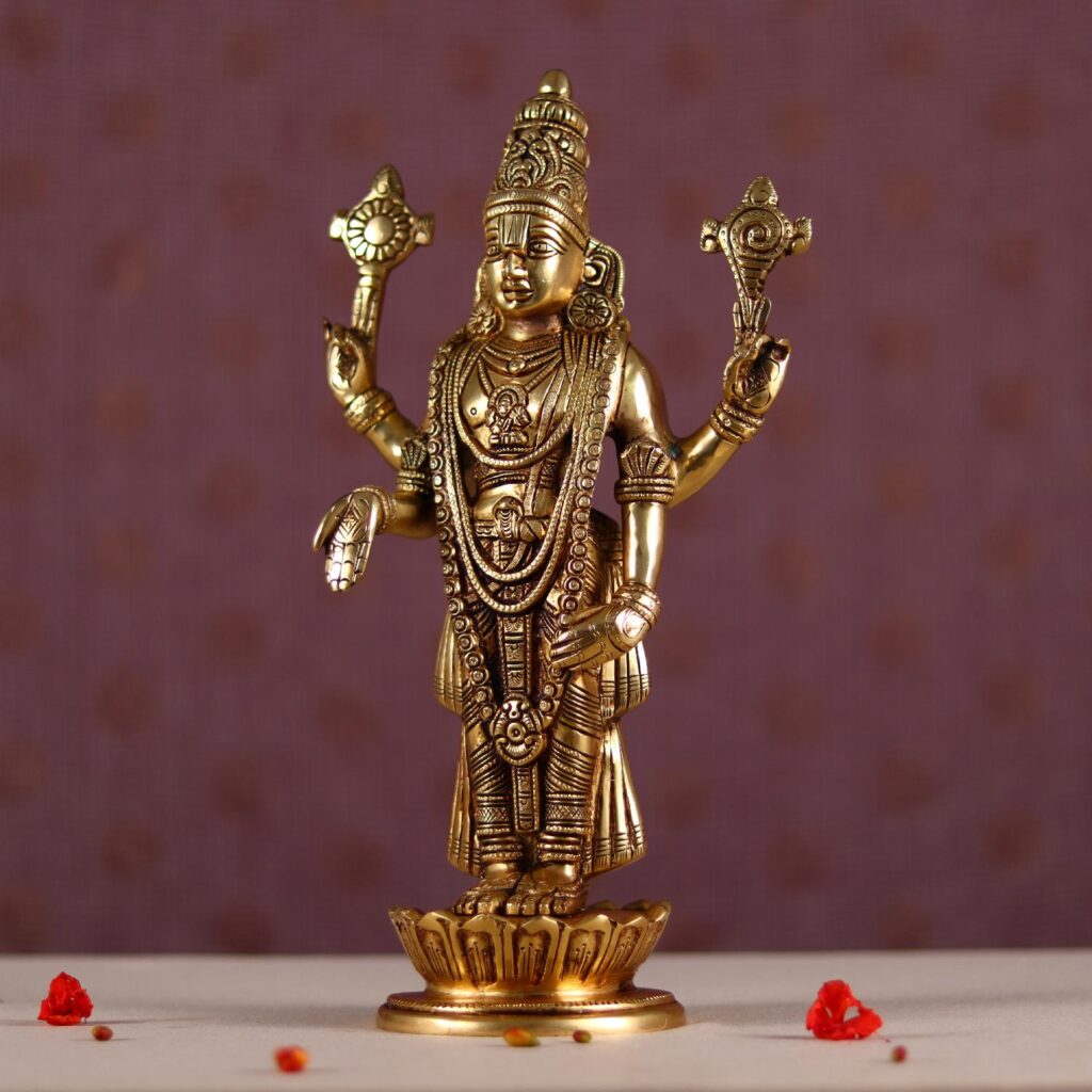 Lord Balaji Statue for Sale venkateshwar height 13.5 inch