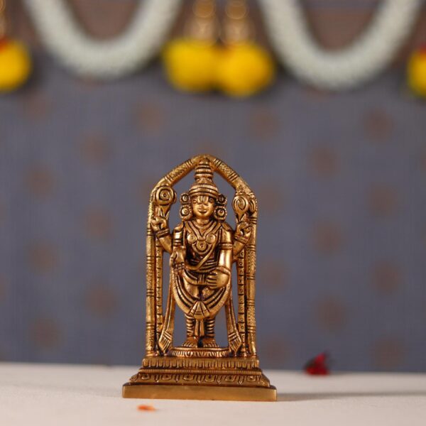 Brass Tirupati balaji idol height 5.8 inch