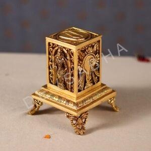 Brass tirupati balaji dhoop dani height 6.5 inch