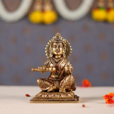 brass arnapurna mata idol