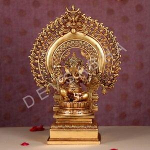 Brass Ganesh idol height 19 inches
