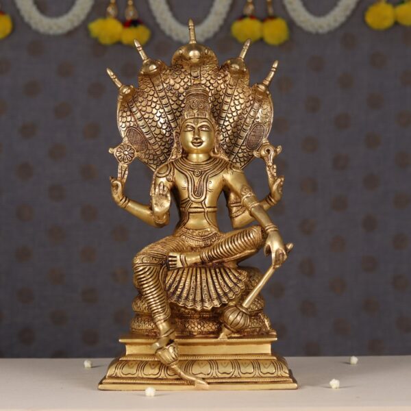 brass Narayan murti height 16 inch