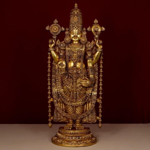Brass Tirupati balaji idol 48 inches