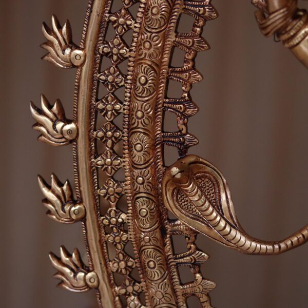 Large size brass nataraj idol height 37 inches