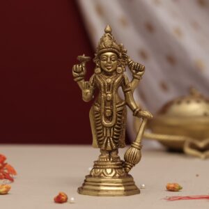 brass vishnu idol