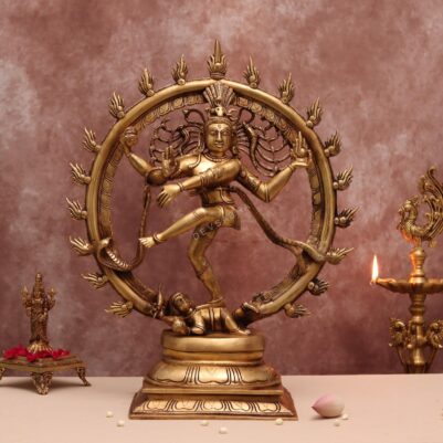 brass nataraja idol height 23.5 inches