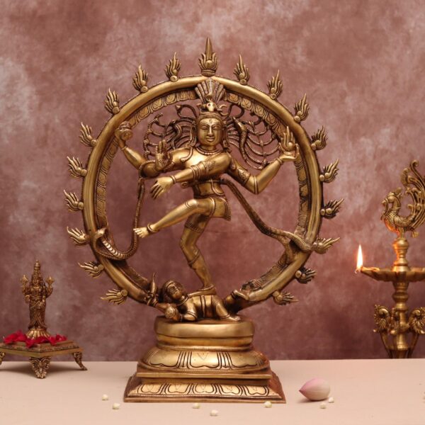 brass nataraja idol height 23.5 inches