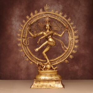 Big brass Nataraja murti height 41 inches