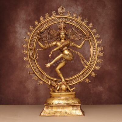 Big brass Nataraja murti height 41 inches