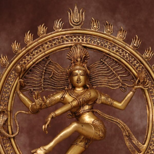 Big brass Nataraja murti height 41 inches