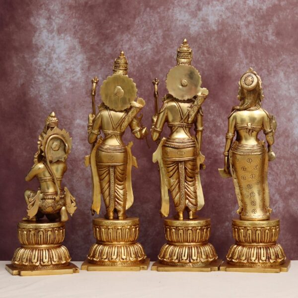 brass ram darbar murti height 24 inch