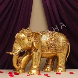 royal brass elephant height 29 inches