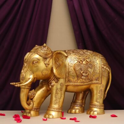 royal brass elephant height 29 inches