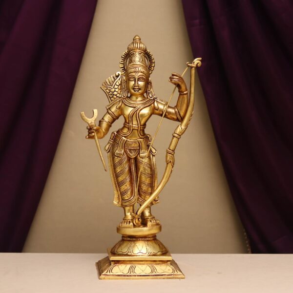 brass ram darbar murti height 23 inches