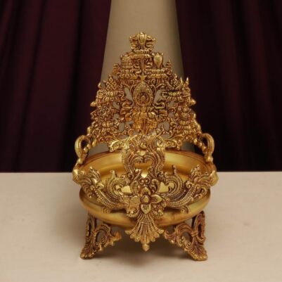 Brass urli height 11.3 inches