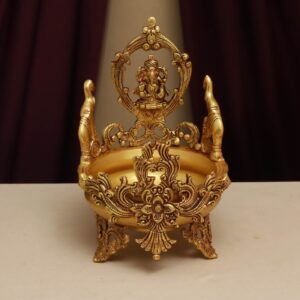 Brass ganesh ji urli height 11 inches