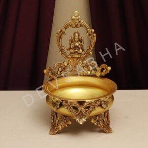 Brass laxmi urli height 11 inches