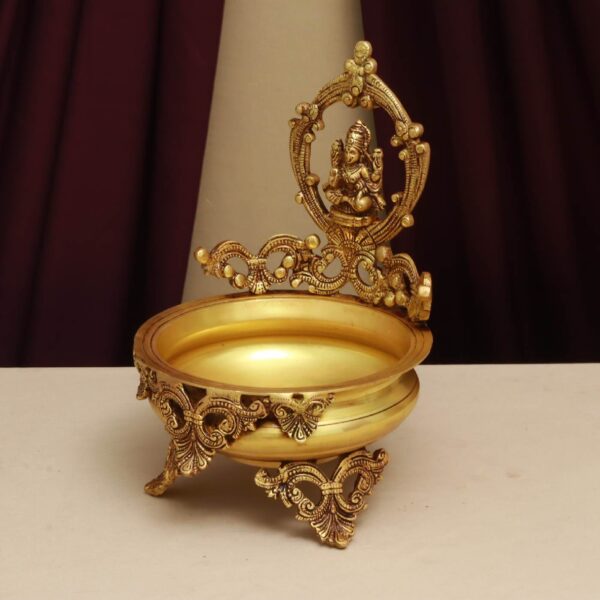Brass laxmi urli height 11 inches