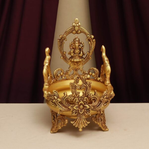 Brass ganesh ji urli height 11 inches