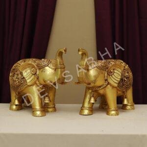 brass hathi joda