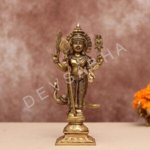 brass murugan idol