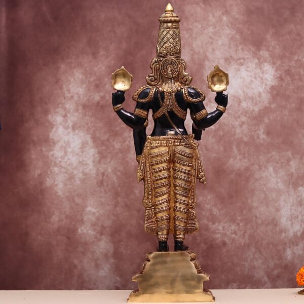 Brass Tirupati balaji / venkateswara idol height 33 inches