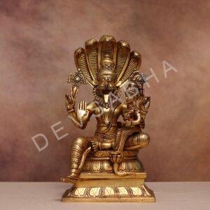 Brass laxmi Narasimha idol height 13 inch