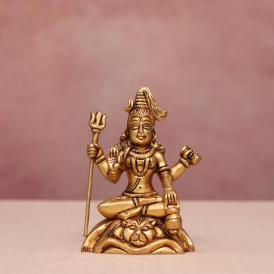 Brass lord shiva murti ( 4.5 inches )