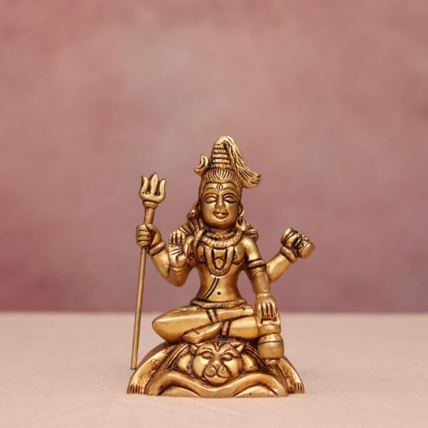 Brass lord shiva murti ( 4.5 inches )