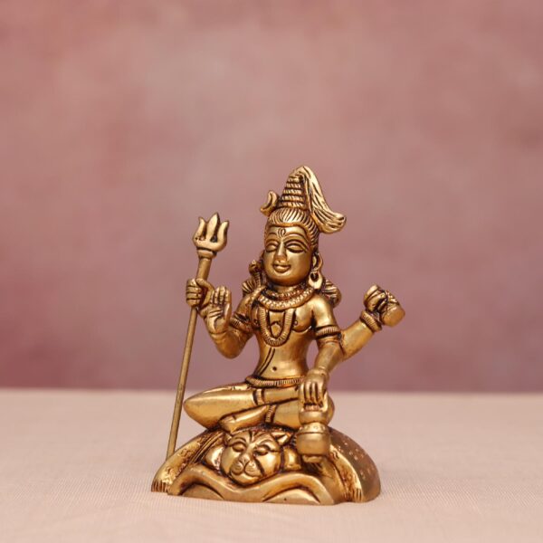 Brass lord shiva murti ( 4.5 inches )
