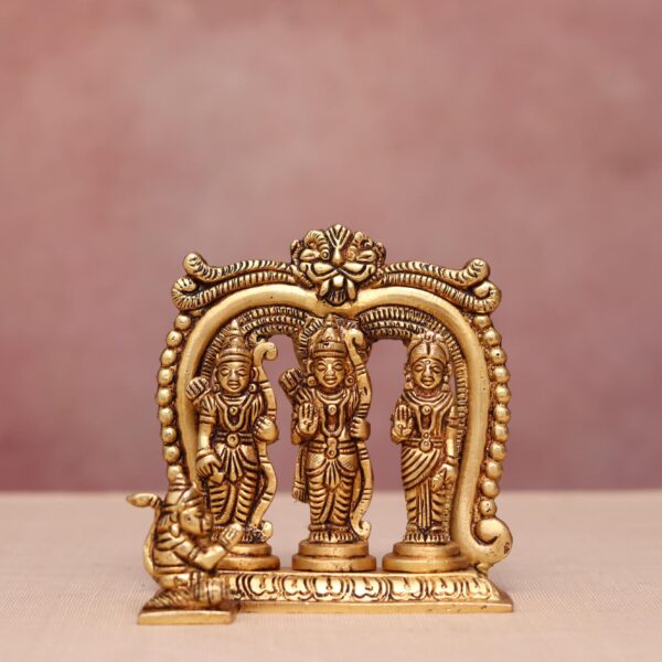 brass ram darbar murti height 4.5 inches