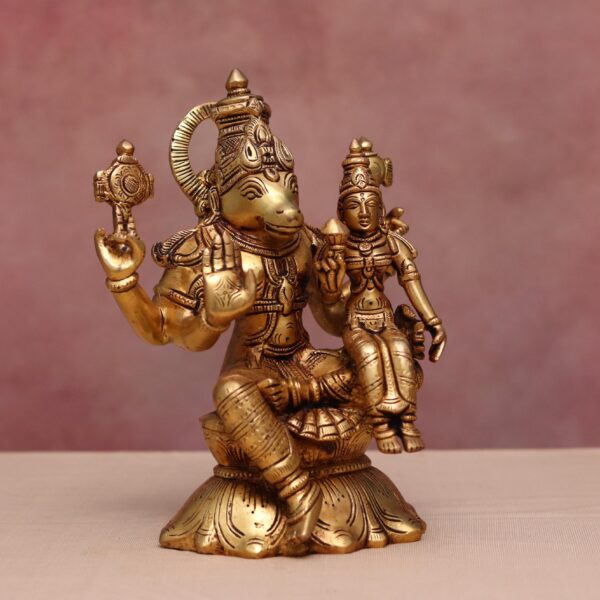 Brass superfine Varaha Lakshmi idol ( 10 inch )