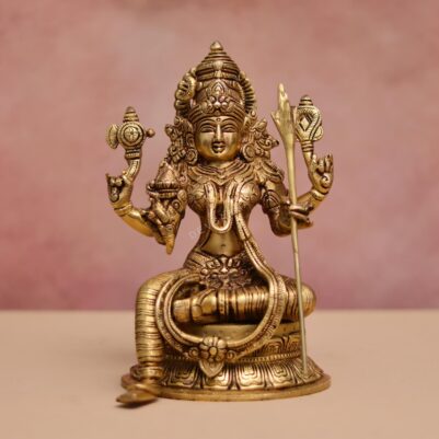 brass lalitha devi idol height 10.5 inch