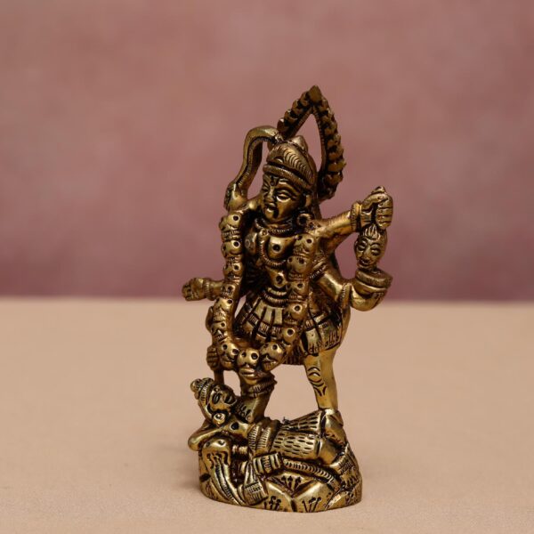 brass kali mata idol height 5 inch