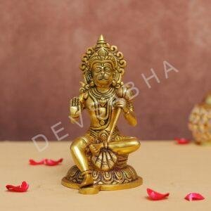 brass hanuman idol