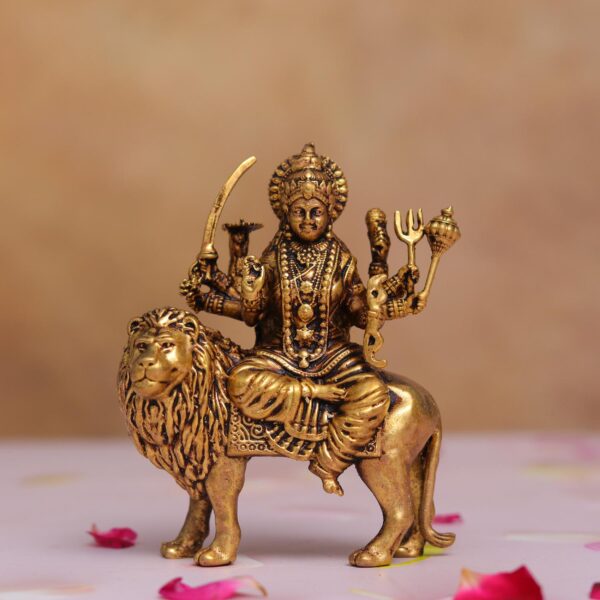brass durga mata idol height 10 cm